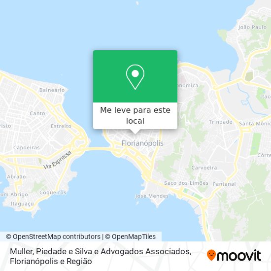 Muller, Piedade e Silva e Advogados Associados mapa
