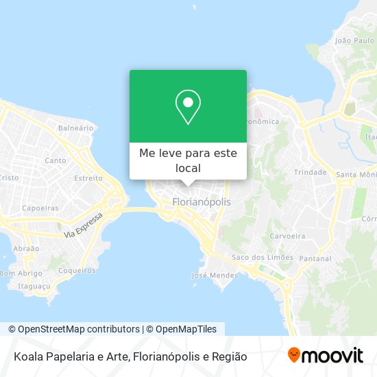 Koala Papelaria e Arte mapa