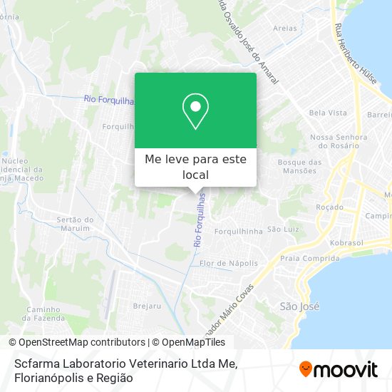 Scfarma Laboratorio Veterinario Ltda Me mapa