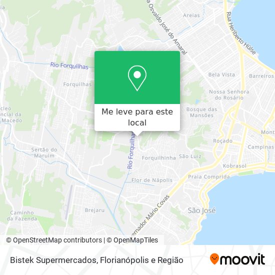 Bistek Supermercados mapa