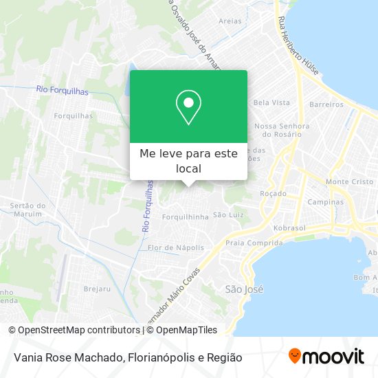Vania Rose Machado mapa