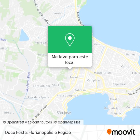 Doce Festa mapa