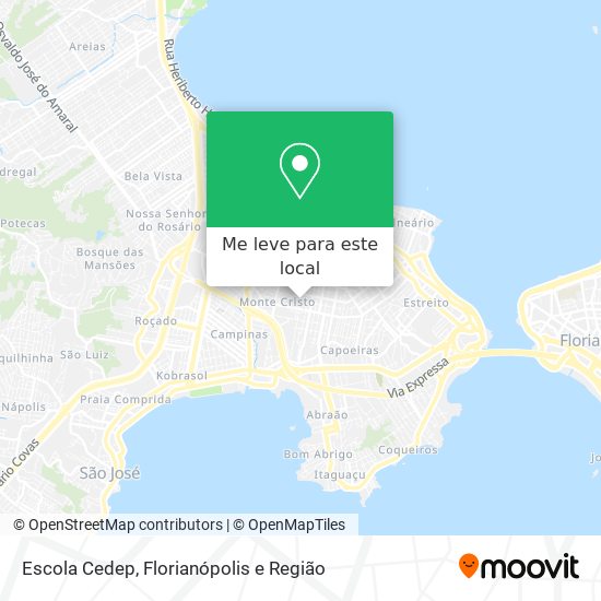 Escola Cedep mapa