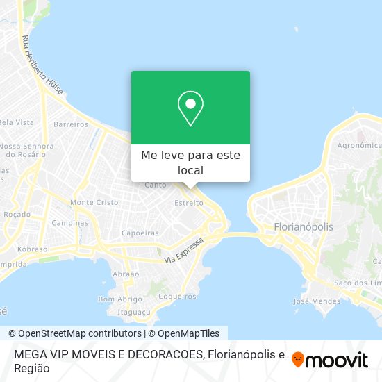 MEGA VIP MOVEIS E DECORACOES mapa