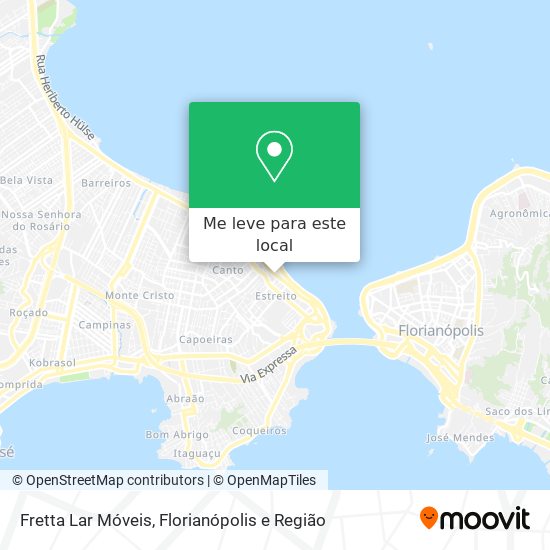 Fretta Lar Móveis mapa