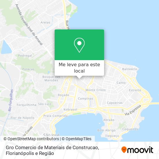 Gro Comercio de Materiais de Construcao mapa