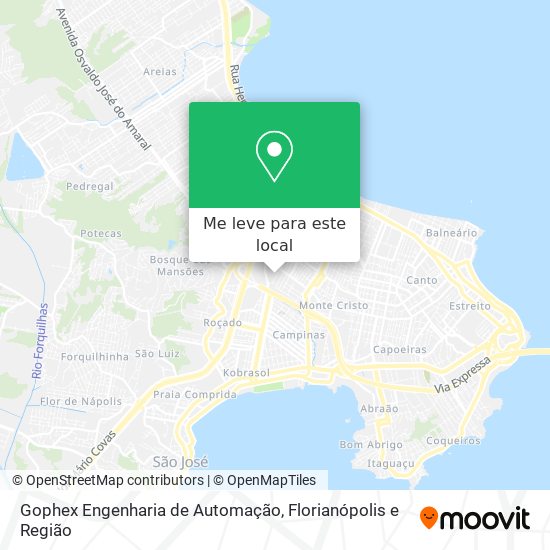 Gophex Engenharia de Automação mapa