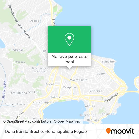 Dona Bonita Brechó mapa