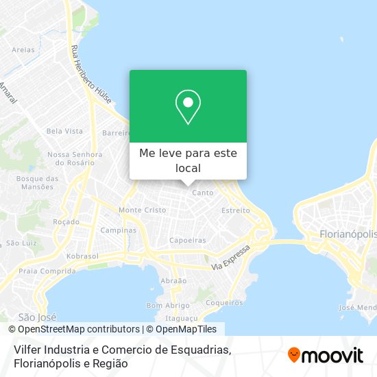 Vilfer Industria e Comercio de Esquadrias mapa