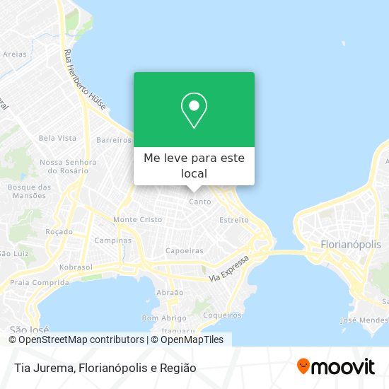 Tia Jurema mapa