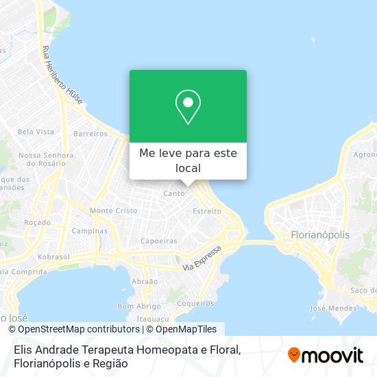 Elis Andrade Terapeuta Homeopata e Floral mapa