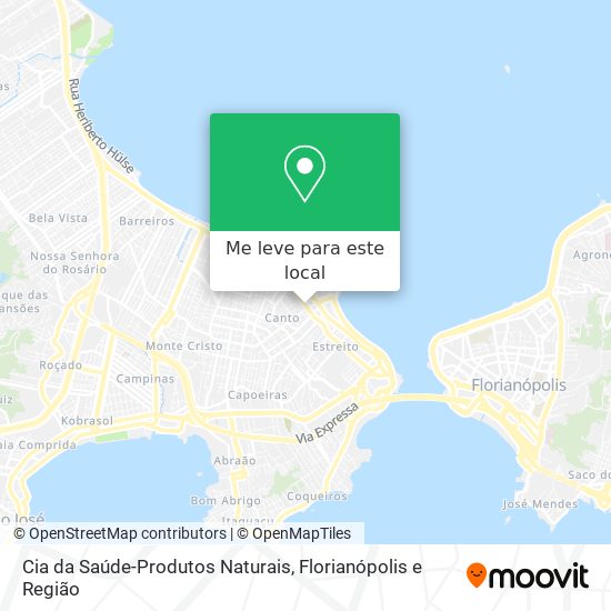 Cia da Saúde-Produtos Naturais mapa