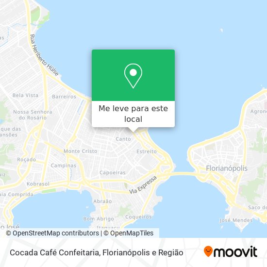 Cocada Café Confeitaria mapa