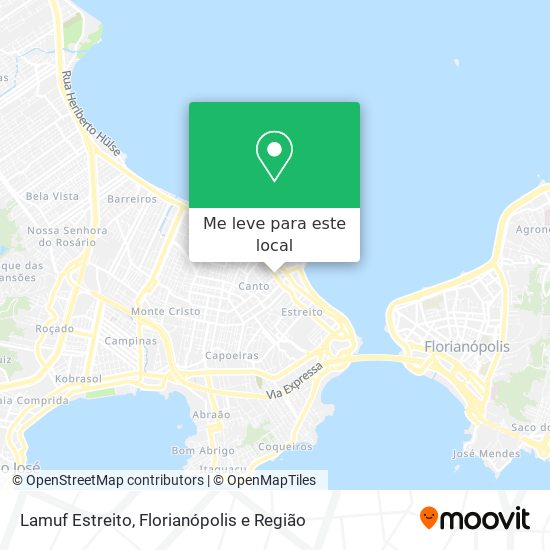 Lamuf Estreito mapa