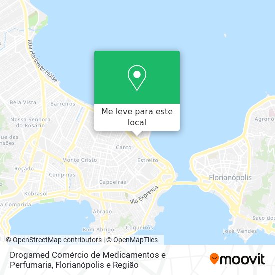 Drogamed Comércio de Medicamentos e Perfumaria mapa
