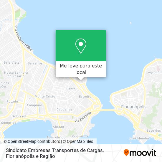 Sindicato Empresas Transportes de Cargas mapa