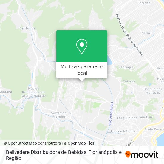 Bellvedere Distribuidora de Bebidas mapa