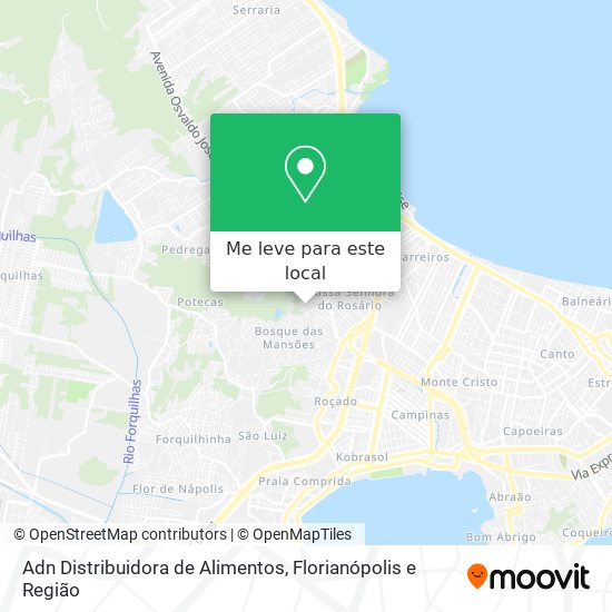 Adn Distribuidora de Alimentos mapa