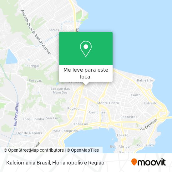 Kalciomania Brasil mapa