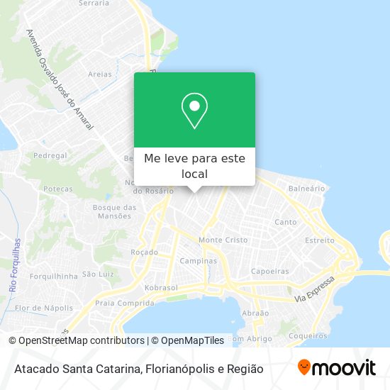 Atacado Santa Catarina mapa