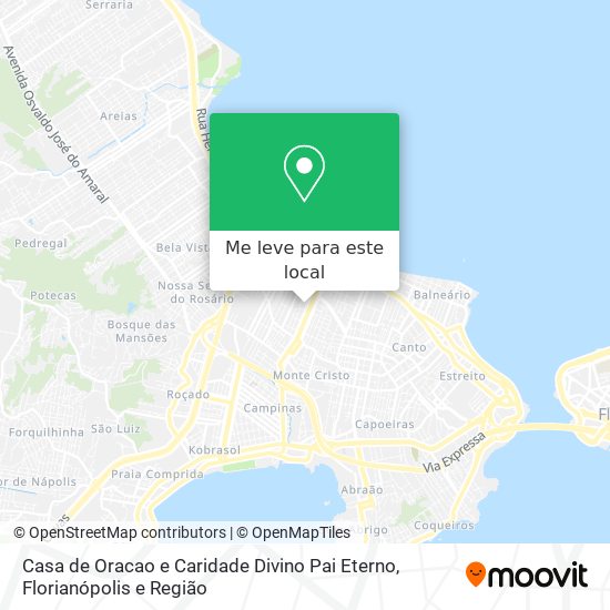 Casa de Oracao e Caridade Divino Pai Eterno mapa