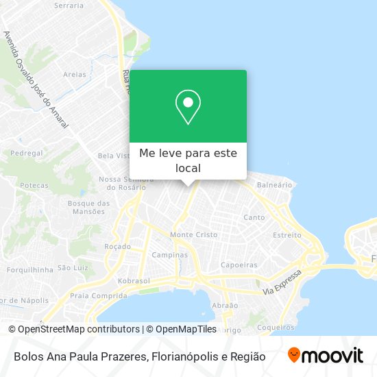 Bolos Ana Paula Prazeres mapa