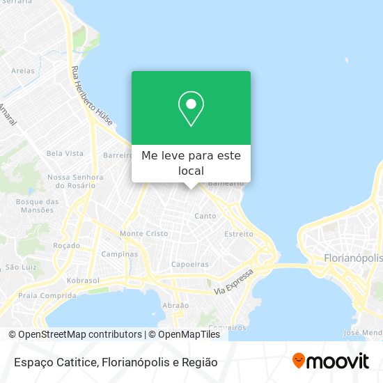Espaço Catitice mapa