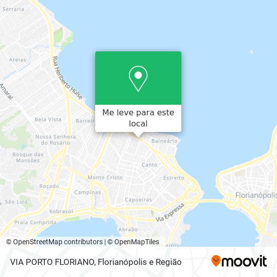 VIA PORTO FLORIANO mapa