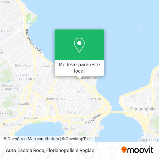 Auto Escola Roca mapa