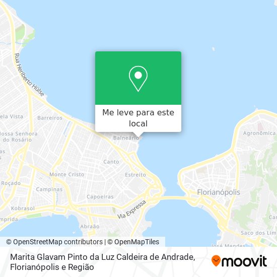 Marita Glavam Pinto da Luz Caldeira de Andrade mapa