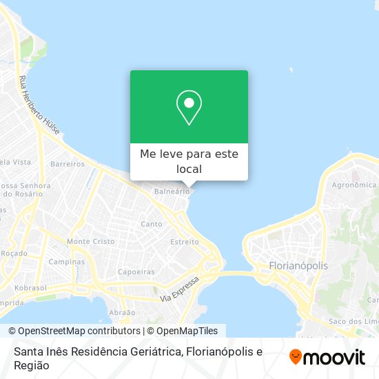Santa Inês Residência Geriátrica mapa