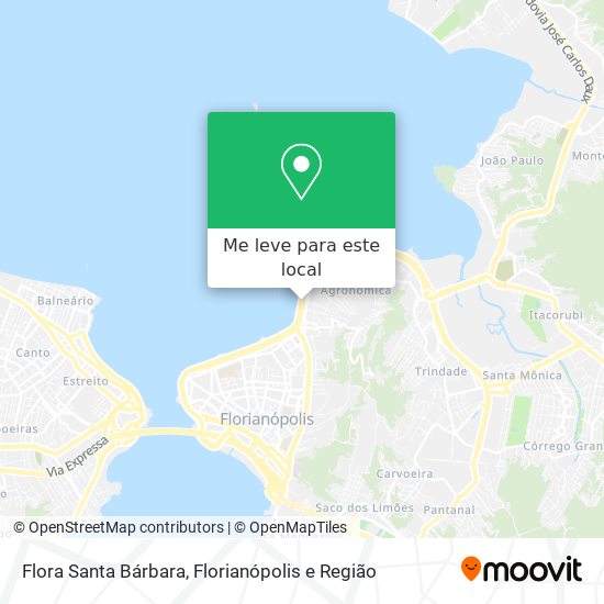 Flora Santa Bárbara mapa