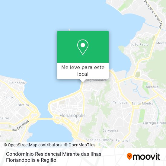 Condomínio Residencial Mirante das Ilhas mapa