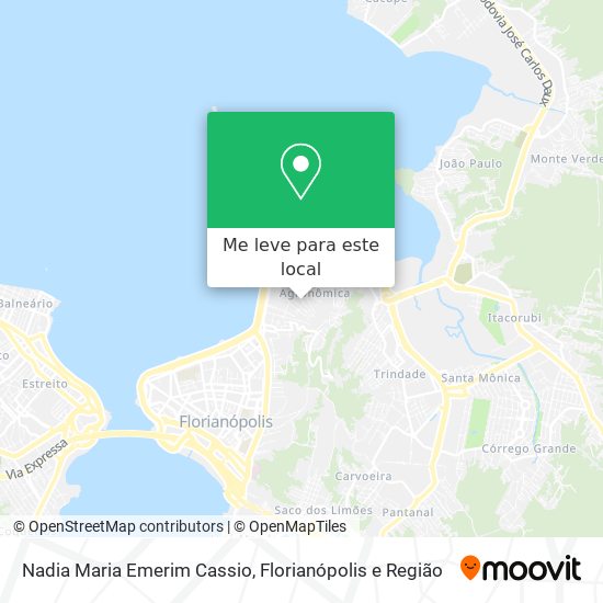 Nadia Maria Emerim Cassio mapa