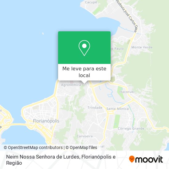 Neim Nossa Senhora de Lurdes mapa