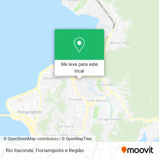 Rio Itacorubi mapa