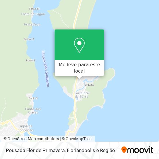Pousada Flor de Primavera mapa