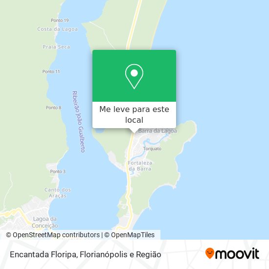 Encantada Floripa mapa
