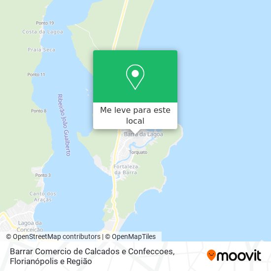 Barrar Comercio de Calcados e Confeccoes mapa