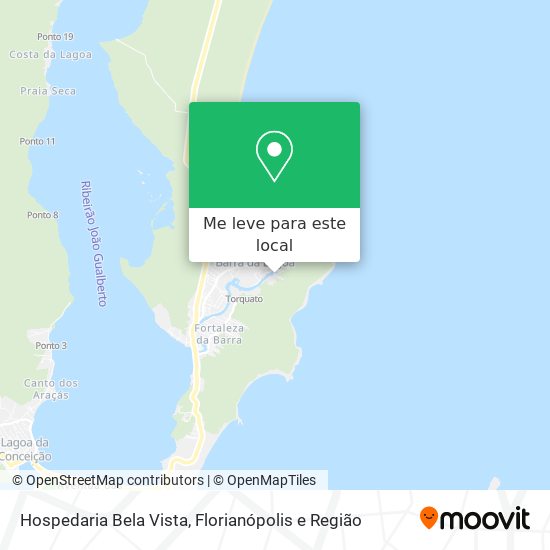 Hospedaria Bela Vista mapa