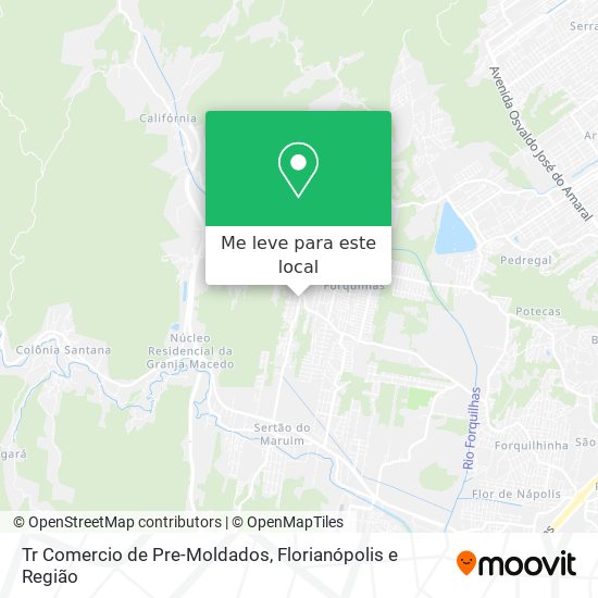Tr Comercio de Pre-Moldados mapa