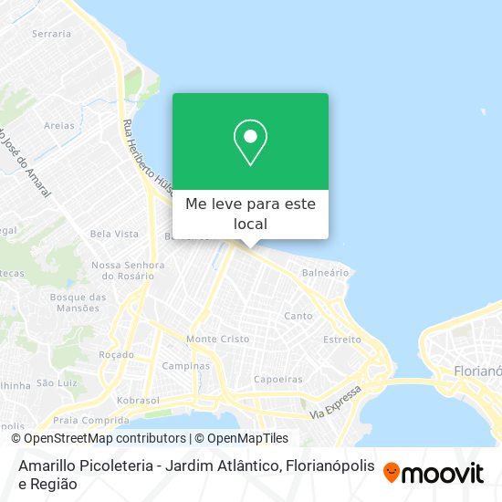 Amarillo Picoleteria - Jardim Atlântico mapa