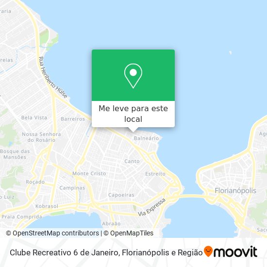 Clube Recreativo 6 de Janeiro mapa
