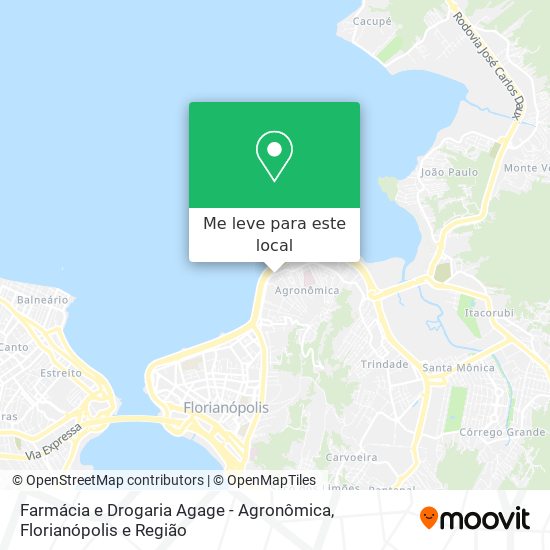 Farmácia e Drogaria Agage - Agronômica mapa