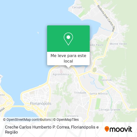 Creche Carlos Humberto P. Correa mapa