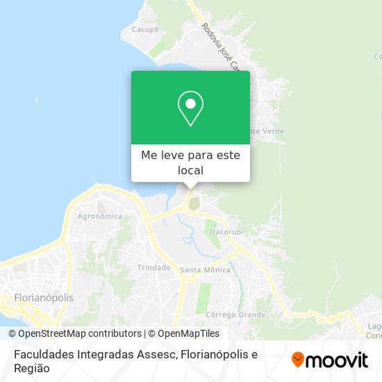 Faculdades Integradas Assesc mapa