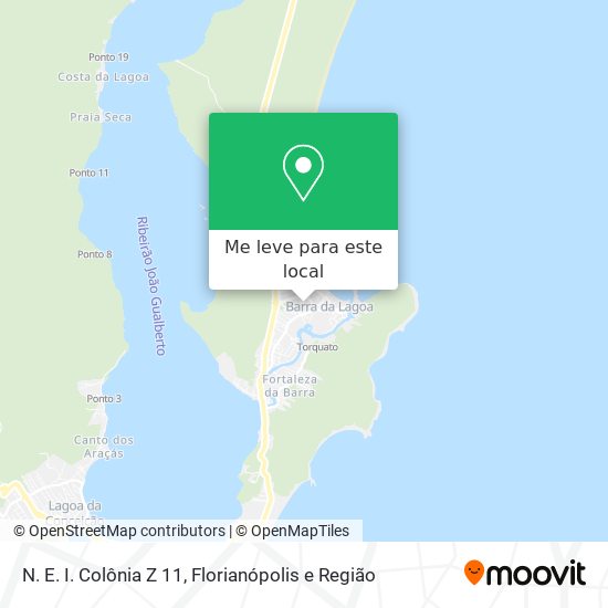 N. E. I. Colônia Z 11 mapa
