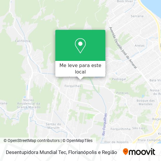 Desentupidora Mundial Tec mapa