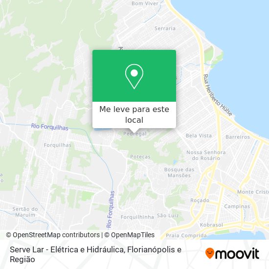 Serve Lar - Elétrica e Hidráulica mapa
