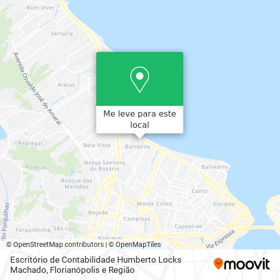 Escritório de Contabilidade Humberto Locks Machado mapa